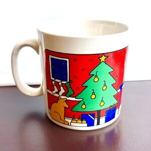 Vintage Alan Wood FPC A Merry Christmas Mug Made In England